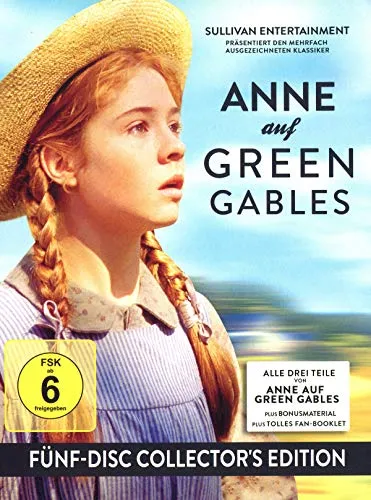Anne auf Green Gables Collectors Edition: Teil 1-3 - Filme über das Waisenkind Anne Shirley, das im Kanada des späten 19. Jahrhunderts ein neues Zuhause findet - ein zeitloser Klassiker für die ganze Familie.