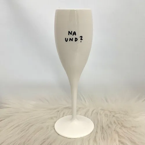 KOZIOL bruchfestes Sektglas aus Kunststoff "Na und?" - 6287525 - CHEERS