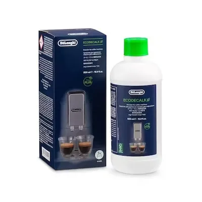 Delonghi DLSC500 Eco Decalk - Entkalker für Kaffeemaschinen, 500 ml, dreimal wirksamer Kalkschutz aus 50% Recyclingplastik