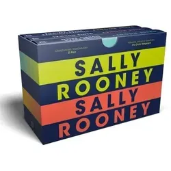 Estuche Sally Rooney - Best Seller - Hörbücher mit den Bestsellern 'Gente normal', 'Conversaciones entre amigos' und 'Dónde estás, mundo bello' für Literaturliebhaber.