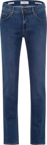 BRAX Feel Good Style Cadiz Regular Blue Used 32/30 - Moderne Jeans im Straight Fit aus hochwertigem Baumwollmix, sportiv verarbeitet und mit authentischer Used-Optik für einen lässigen Look.