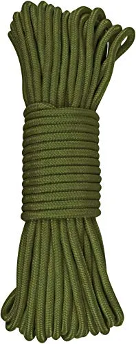Stabiles Polypropylen-Seil, belastbar bis 250 kg universell einsetzbar Olive 5mm/15m