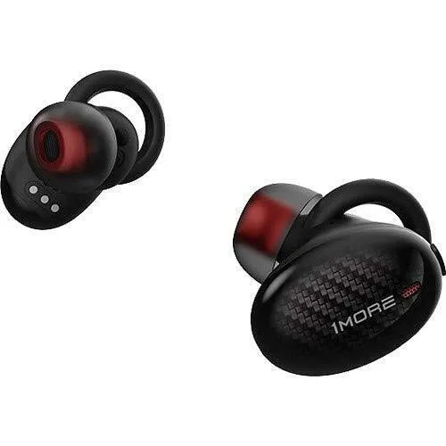 1MORE EHD9001TA True Wireless In-Ear-Monitor mit ANC - Schwarze In-Ear-Kopfhörer mit Geräuschunterdrückung und kabellosem Laden. Ideal für Musikliebhaber, die Komfort und Klangqualität schätzen. Ausstattung: Bluetooth, integriertes Mikrofon und Austauschbare Ohrstöpsel.