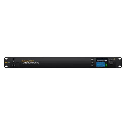 Blackmagic 2110 IP SDI to HDMI 12G-10 - IP Konverter für die einfache Umwandlung von SDI zu HDMI. Ideal für professionelle Anwendungen mit hoher Bildqualität und einfacher Handhabung.
