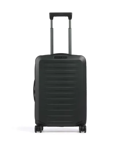 Porsche Design Roadster Hardcase - 4-Rollen-Kabinentrolley S 55 cm (matt black) - Der Porsche Design Roadster Hardcase 4-Rollen-Kabinentrolley ist leicht und robust, ideal für stilbewusste Reisende. Mit 45 Litern Volumen und 2,7 kg Gewicht bietet er optimalen Stauraum und Mobilität.