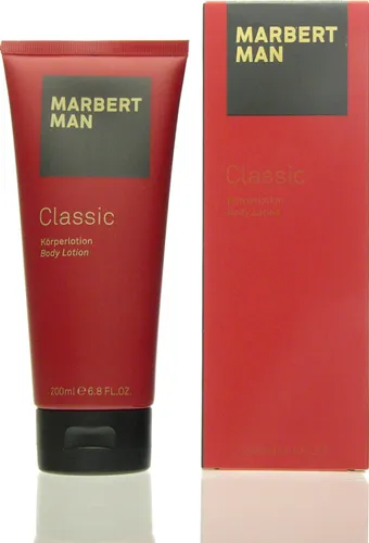 Marbert Man Classic Bodylotion 200 ml - Gesichts- & Körperpflege, feuchtigkeitsspendende Formel für eine geschmeidige Haut und einen frischen Duft.