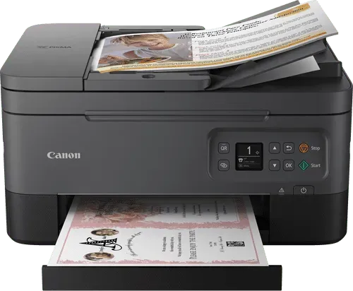 CANON PIXMA TS 7450i - Multifunktionsdrucker Schwarz, 4800 x 1200 dpi, WLAN, ideal für druckstarke Home Offices und kreative Projekte