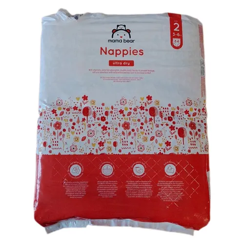 By Amazon Ultra Dry Windeln, Größe 2 (3-6 kg), Weiß, 84 Stück (1-er Pack) (Frühe
