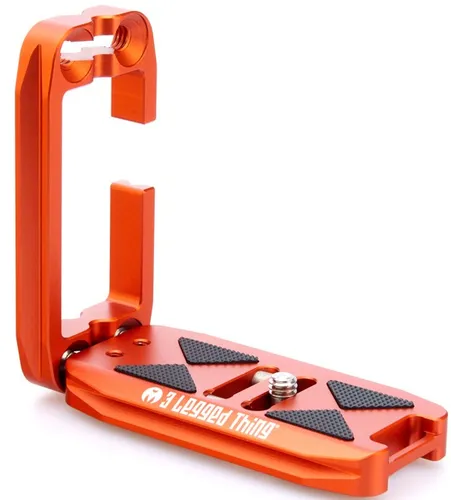 LEGGED THING Ellie L-Bracket Universal orange 3 - Foto- & Video-Zubehör, vielseitiger L-Bracket für stabile Aufnahmen und eine komfortable Handhabung bei verschiedenen Kamera-Positionen.