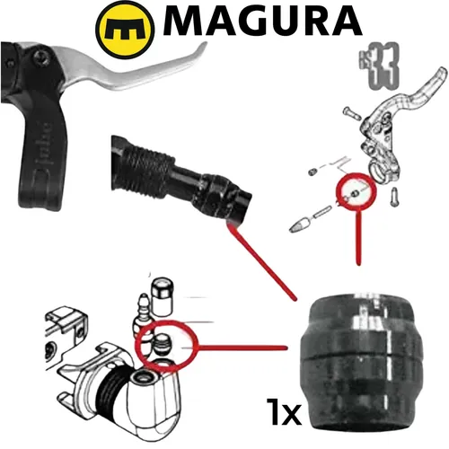 Magura Bremsleitung Klemmring Olive für Hydraulische Felgenbremse HS11/22/33 - Kategorie: Bremsen, für optimale Sicherheit und Kontrolle bei jedem Fahrradtyp, kompatibel mit verschiedenen Magura Modellen.