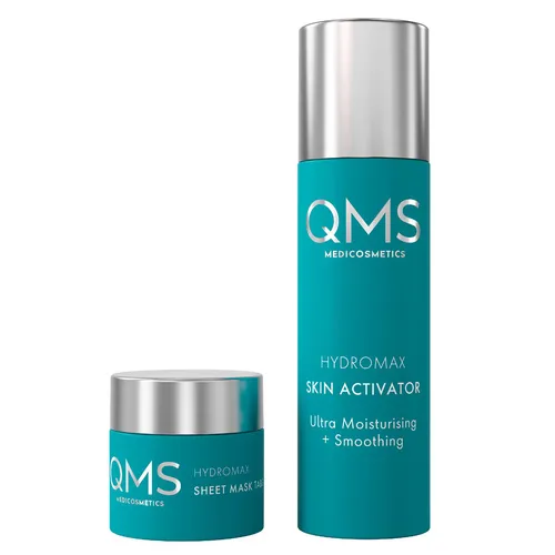QMS Medicosmetics Hydromax Skin Activator Sheet Mask 50ml + 4 Tabs - Sonstige Gesichtspflegeartikel, intensiv feuchtigkeitsspendende Maske für strahlende und revitalisierte Haut.