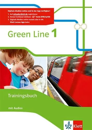 Green Line 1: Trainingsbuch mit Audios Klasse 5 - Englisch lernen mit interaktivem Trainingsbuch und integrierten Audios – ideal für Schüler der 5. Klasse, um Sprachfertigkeiten zu fördern.