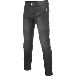 Büse Motorradhose Dayton - Atmungsaktive Motorrad Jeans mit Protektoren - Motorradhosen für höchsten Tragekomfort und Sicherheit. Die Dayton Jeans sind reißfest dank DuPont™ KEVLAR® und bieten entnehmbare Knieprotektoren sowie eine bequeme Passform.