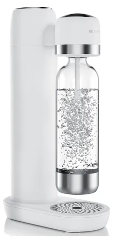 Arendo Wassersprudler - Soda Maker mit 1L BPA-freier Flasche - Wassersprudler für prickelndes Wasser und individuelle Sprudelstärke. Kompakt, einfach zu bedienen und kompatibel mit 60l CO2-Zylindern. Sparen Sie Kosten und reduzieren Sie Plastikmüll!