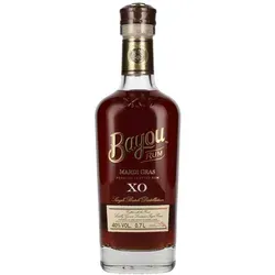 Bayou XO Mardi Gras Premium Rum 0,7l – 40% Vol. - Exklusiver Premium-Rum aus Louisiana, handwerklich gefertigt mit regionalen Zutaten. Ideal für Genießer, die einen eleganten, gereiften Rum mit außergewöhnlichem Charakter suchen.