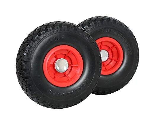 Frosal PU Ersatzrad für Bollerwagen und Sackkarre – 260 mm Vollgummi - Hochwertiges Ersatzrad mit 260 mm Durchmesser, pannensicher und wartungsfrei. Ideal für Bollerwagen und Sackkarren – inklusive Radbefestigung und Kugellager für eine einfache Montage.