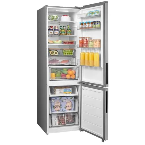 Midea Kühl- und Gefrierkombination SPACE MASTER MDRB600MME46 - Die Midea MDRB600MME46 bietet mit 313 l Kühl- und 130 l Gefrierraum viel Platz für die Lebensmittelaufbewahrung. Mit NoFrost-Technologie und SuperCooling-Funktion wird eine einfache Handhabung garantiert.