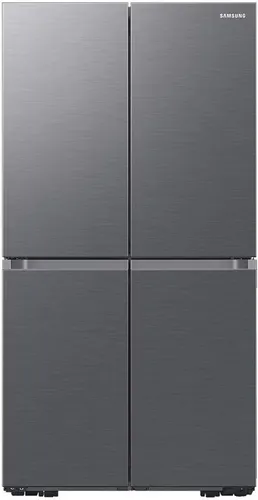 Samsung RF59C700ES9 French-Door-Kühlschrank - Kühlschrank mit Gefrierfach, freistehend, energieeffizient der Klasse E, elegantes graues Design und großzügiger Stauraum für Ihre Lebensmittel.