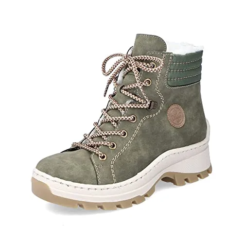 Rieker Schnürstiefelette X9334 - Damen Wanderschuhe mit Antistress-Funktionen, leicht und flexibel, optimaler Komfort für den ganzen Tag, ideales Schuhwerk für aktive Frauen.