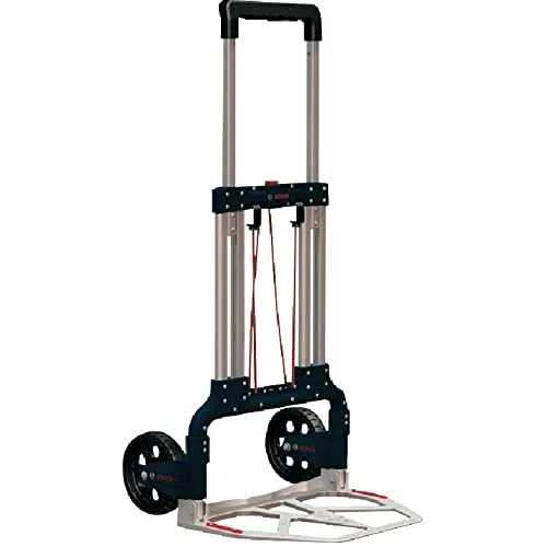BOSCH Professional 0A00 L-BOXX Sackkarre - Robuste Aluminium Konstruktion, bis 125 kg belastbar, ergonomischer Griff und platzsparend klappbar