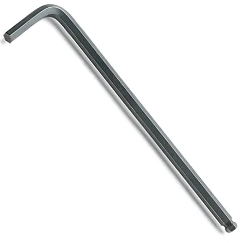 Beta 960965 Model 96 BP4 Ball Head Offset Hexagon Key, Burnished, 4 mm Size