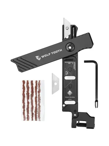 Wolf Tooth 8-Bit Chainbreaker + Utility Knife Multitool - Multi-Tool mit 17 Funktionen, ideal für Radfahrer und Handwerker – kompakt und vielseitig für unterwegs.