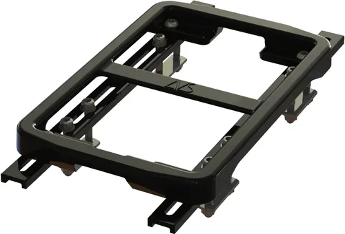 AtranVelo Atran Newrack Front AVS Interface Schwarz - Fahrradträger, verwandelt jeden Gepäckträger in ein vielseitiges AVS-System für einfache Befestigung von Körben und Taschen.
