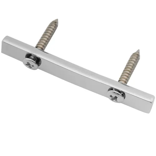 Musiclily Pro Chrome 45mm Brass String Tree Guide Retainer Bar For 5 String Bass
