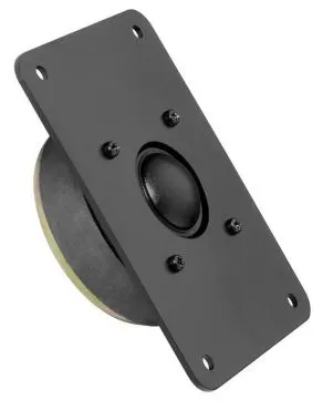 Monacor DT-105 Hi-Fi-Kalottenhochtöner - Hochtöner mit Gewebe-Soft-Dome, 50 W (MAX) und 8 Ohm, ideal für hochwertigen Klang und universelle Anwendung, 3 Jahre Herstellergarantie.