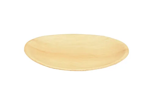 PAPSTAR Geschirr-Set Teller pure 85503 rund 23cm aus Palmblatt, 25 Stück - Nachhaltige Einmalgeschirr aus Palmblatt, ideal für Feste und Events. Hitzebeständig und wasserfest, bietet es eine ansprechende, natürliche Optik. Perfekt für den professionellen Einsatz oder private Feiern.