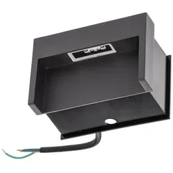 Lucande LED Außen-Wandleuchte Mitja - Modernes Design mit fest verbautem LED-Leuchtmittel - Lampen: Moderne Außen-Wandleuchte Mitja aus Aluminium in grafit, energiesparende Cree LED, ideal für Außenwände mit IP65 Schutz für höchste Wetterbeständigkeit.