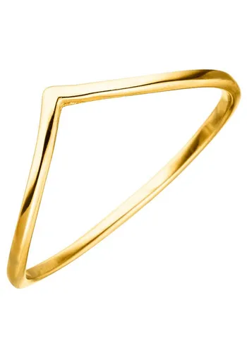 Purelei Malihini Ring - Gelb/Goldfarben 56 - Modischer Fingerring aus Edelstahl, glänzend beschichtet in gelbgoldfarben. Perfekt für jeden Anlass, ob Büro oder Feier. Ein ideales Geschenk für Geburtstage oder Weihnachten!