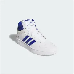 adidas Sportswear HOOPS MID CLASSIC Basketballschuh in Weiß (Größe 44,5) - Stylischer Basketballschuh für Freizeit und Sport. Bequeme Passform und modernes Design in Cloud White/Royal Blue. Ideal für aktive Lifestyle-Enthusiasten.