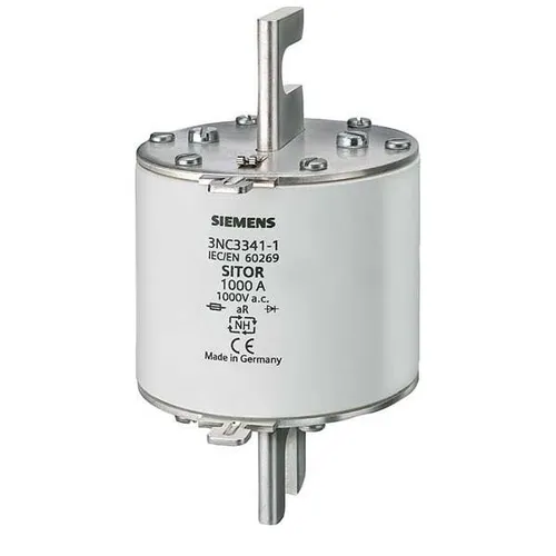 Siemens SITOR-Sicherungseinsatz 3NC3237-1U - NH-Sicherungseinsatz für 710 A, ideal für Stromrichterschutz in Industrieanwendungen, hohe Bemessungsspannung bis 690 V AC.