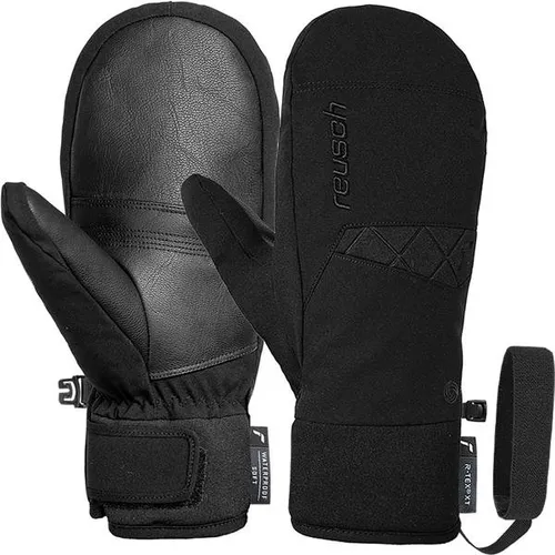 Reusch Malone R-Tex XT Fäustlinge Größe 9.5 schwarz - Stylische Fäustlinge mit Wollisolierung und Wetterschutz, ideal für kalte Skitage. Genießen Sie Wärme und Funktionalität in einem modischen Design.