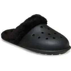 Crocs Classic Fuzz Scuff 42-43 EU Black - Bequeme Hausschuhe für Damen und Herren mit warmem Fuzz-Fußbett und rutschfester Sohle für idealen Komfort und Sicherheit zu Hause.