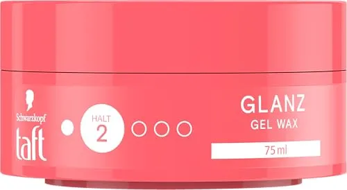 TAFT Gel Wax Strahlender Glanz mit Haltegrad 2 (75 ml) – Hochwertiges Styling Wax für glänzendes Haar - Erleben Sie mit TAFT Gel Wax ein strahlendes Finish und bis zu 24 Stunden Halt. Ideal für ein flexibles Styling – einfach zu verteilen und leicht auszuwaschen. Perfekt für den täglichen Gebrauch!