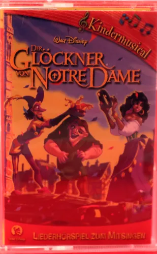 ***Der Glöckner von Notre Dame**Kindermusical**Hörspielkassette**neu / ovp.