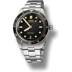 Oris Divers Sixty-Five 01 733 7707 4354-07 8 20 18 - Herren Armbanduhr mit leuchtenden Zeigern, ideal für Taucher und Abenteuerlustige.