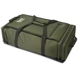 BearCreeks Deluxe Futterboot-Tasche - M - Praktische Tasche für Futterboote, aus PVC für einfache Reinigung, mit externen Taschen und gepolsterten Trageriemen – perfekt für Angler!