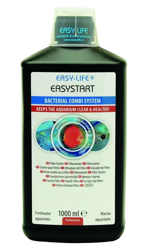 Easy Life ES1004 Easystart - 1000 ml, effektiver Filterstarter mit hochaktiven Bakterien für klares Wasser in Aquarien