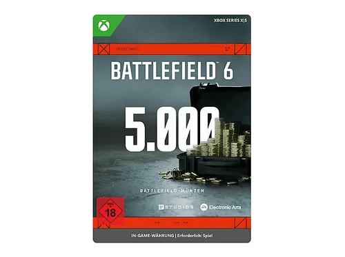 Battlefield 6 - 5000 BFC In-Game Währung - Erlebe Battlefield 6 in voller Pracht mit 5000 BFC für spannende In-Game Käufe. Perfekt für PC- und Videospiel-Enthusiasten, um dein Spielerlebnis zu optimieren.
