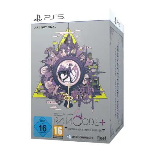 Master Detective Archives: RAIN CODE Plus Lucid-Noir Limited Edition (PS5) - Spiele für PlayStation 5 - Erlebe ein fesselndes 3D-Detektivabenteuer mit einzigartigen Charakteren und einem Bonus-Roman, perfekt für Fans von Danganronpa!