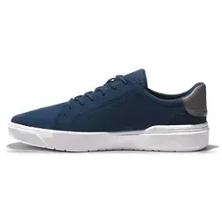 Timberland Seneca Bay Herren Sneaker - Blaue Schnürschuhe aus Leder (44) - Lässige Timberland Sneaker aus hochwertigem Leder mit ReBOTLTM-Futter aus recyceltem PET. Genießen Sie Komfort durch das OrthoLite-Fußbett und die griffige Gummilaufsohle für optimale Dämpfung.