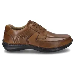 JOSEF SEIBEL New Anvers 08 Halbschuh für Herren - Braun - 45 - Herren-Halbschuhe aus hochwertigem Nappa-Rindsleder, ideal für breitere Füße; mit herausnehmbarer Innensohle und beeindruckendem Tragekomfort.