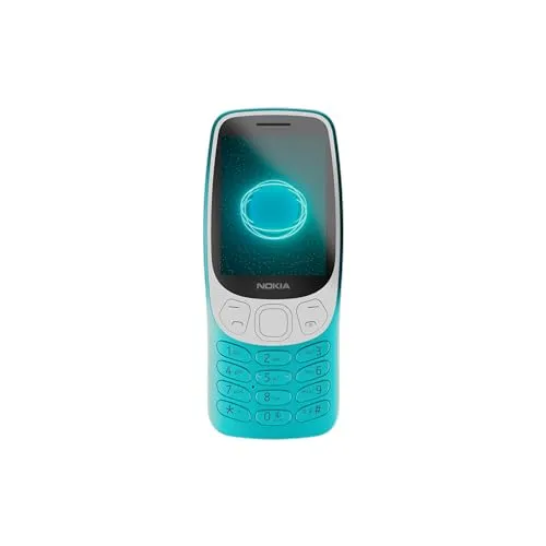 Nokia 3210 - Simlockfreies Handy mit Retro-Design, 4G und Snake für nostalgische Momente, Scuba Blue