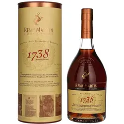 Rémy Martin 1738 Cognac Accord Royal - Weinbrände: Cremig-weicher Cuvée mit fruchtigen und würzigen Akzenten, perfekt für köstliche Cognac-Cocktails.