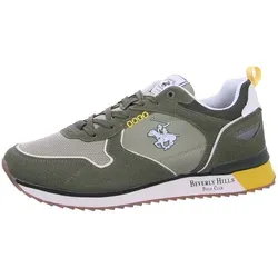 BEVERLY HILLS POLO CLUB Dylan MIX Sneaker 45 - Grüne Synthetik-Sneaker - Stylische Sneaker in Größe 45 mit grünem Obermaterial aus Synthetik. Ideal für den Alltag mit bequemem Schnürverschluss und runder Schuhspitze.