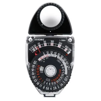 SEKONIC SE L398A Studio DE Luxe - Lichttechnik – Expositionsmessgerät mit analogem Display, ideal für präzise Belichtungsmessung in Studio und Freien.