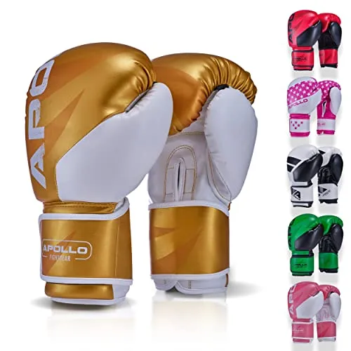 Apollo Boxhandschuhe für Männer und Frauen | PU Leder | Kickboxen, MMA, Sparring - Hochwertige Apollo Boxhandschuhe aus robustem PU-Leder bieten optimalen Schutz und Komfort beim Training. Erhältlich in verschiedenen Größen (12/14/16 oz) für vielseitigen Einsatz im Boxen und MMA.